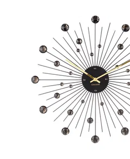 Hodiny Dizajnové nástenné hodiny 4859bk Karlsson 50cm