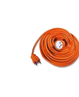 Predlžovacie káble  Predlžovací kábel 20 m oranžová 