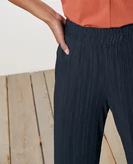 Pants Plisované nohavice, tmavomodré