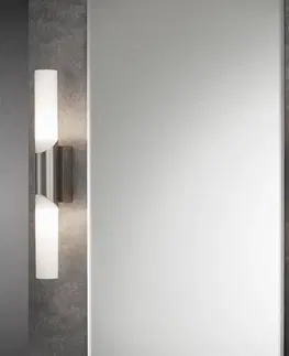 Nástenné svietidlá Briloner Kúpeľňové nástenné svetlo Splash 2-pl. nikel matný