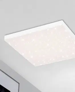 Stropné svietidlá Briloner Hviezdne nebo LED Frameless CCT, 45 x 45 cm