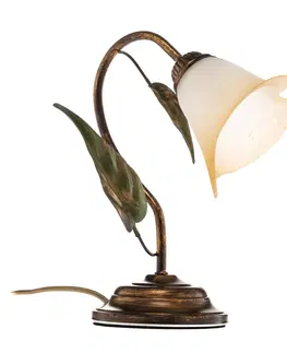 Stolové lampy ONLI Stolová lampa Miranda 1-plameňová, bronzová