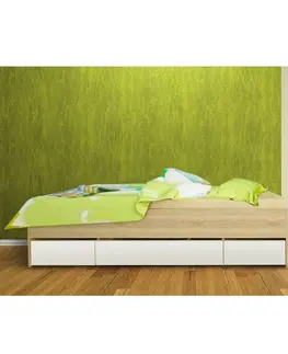 Postele KONDELA Matiasi 90 jednolôžková posteľ s úložným priestorom dub sonoma / biela
