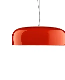 Závesné svietidlá FLOS FLOS Smithfield S LED závesné svietidlo, červená