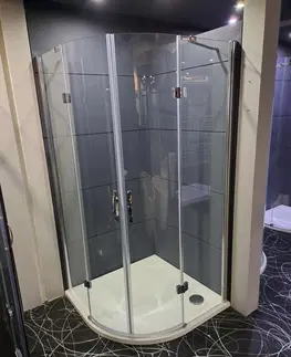 Kúpeľňa GELCO Výpredaj LEGRO Štvrťkruhový sprchovací kút 1000x1000 číre sklo, GL5510 GL5510VYPREDAJ