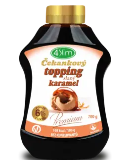 Sladidlá a ochucovadlá 4Slim Čakankový topping slaný karamel Váha: 700 g