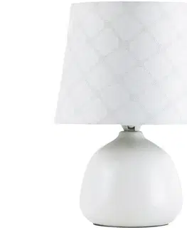 Lampy Rabalux 4379 - Stolná lampa ELLIE E14/40W biela