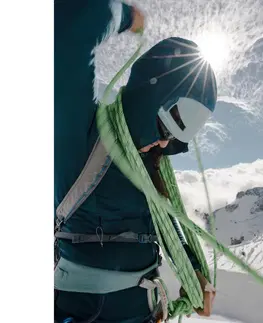 kemping Polovičné lano Rappel Alpinism na lezenie a horolezectvo 8,1 mm × 60 m zelené