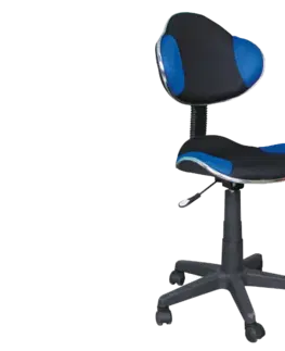 Detské a študentské Študentská kancelárska stolička Q-G2 Signal Modrá / čierna