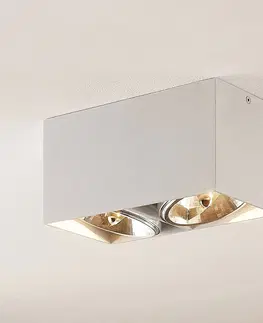 Bodové svetlá Arcchio Arcchio Jarle stropné svietidlo 2-plameňové, biele