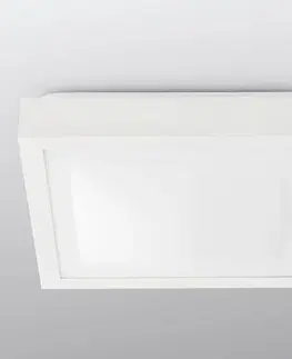 Stropné svietidlá FARO BARCELONA Kúpeľňové stropné svietidlo Tola, 32 x 32 cm biela