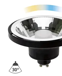 Žiarovky  LED Stmievateľná žiarovka AR111 GU10/10W/230V 3000-6500K Wi-Fi Tuya 30° čierna 