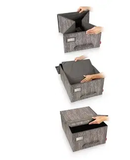 Úložné boxy Tescoma krabica na odevy FANCY HOME, 40 x 52 x 25 cm, cappuccino