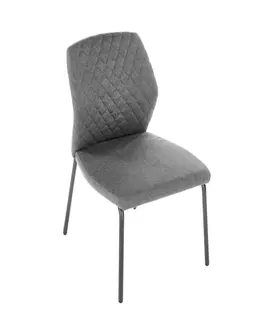Jedálenské stoličky HALMAR K461 jedálenská stolička sivá / čierna