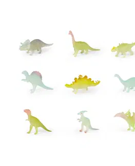 Hračky - figprky zvierat RAPPA - Dinosaury svieti v tme 9 ks vo vrecku