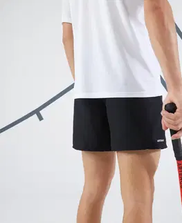 bedminton Pánske šortky Essential na tenis čierne