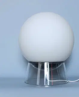 SmartHome stolové lampy LUTEC LED dekoratívna guľa Globe so zmenou farby RGBW, biela