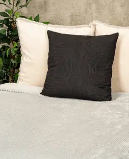 Prikrývky na spanie Matex Prehoz na posteľ Montana svetlosivá, 170 x 210 cm