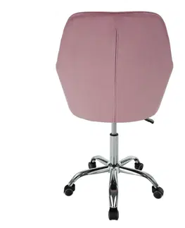 Kancelárske stoličky Kancelárske kreslo s vankúšom KLIAN Tempo Kondela Ružová