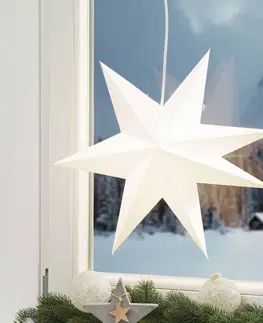 Vianočné svetelné hviezdy Markslöjd Papierová hviezda Duva na zavesenie, 45 cm