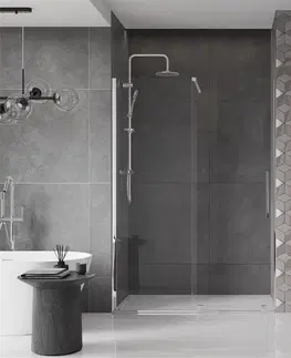 Sprchovacie kúty MEXEN/S - Velár posuvné sprchové dvere 140, transparent, chróm 871-140-000-01-01