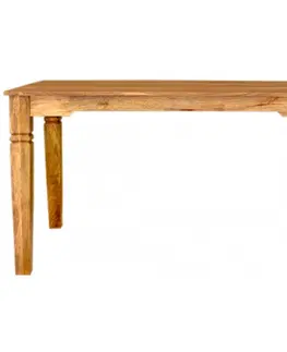 Jedálenské stoly Jedálenský stôl Guru 140x90 z mangového dreva