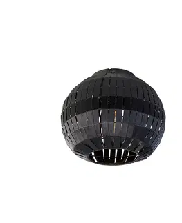 Stropne svietidla Moderné stropné svietidlo čierne 26 cm - Zoë