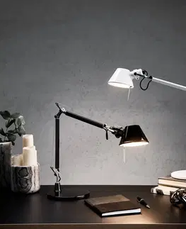 Stolové lampy na písací stôl Artemide Stolná lampa Artemide Tolomeo Micro biela