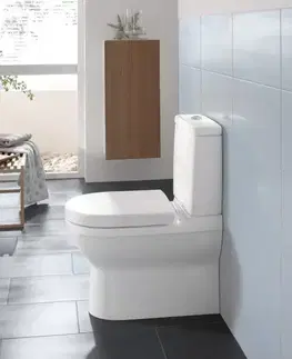 Kúpeľňa VILLEROY & BOCH - O.novo WC kombi misa, Vario odpad, CeramicPlus, alpská biela 565810R1