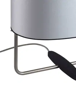 Lampy na nočný stolík Carpyen Stolová lampa Margot výška 55 cm strieborná nikel čierna