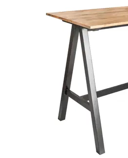 Jedálenské stoly LuxD Barový stôl Queen 120 cm divý dub
