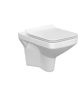 Kúpeľňa CERSANIT - WC sedátko Como SLIM DUROPLAST Antibe SOFT CLOSE OFF EASY jedno tlačidlo K98-0143