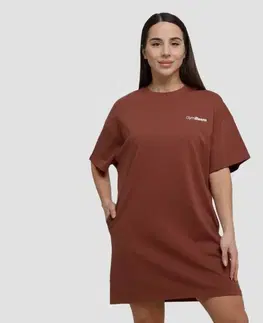 Tričká a tielka GymBeam Dámske tričkové šaty Agile Root  SS