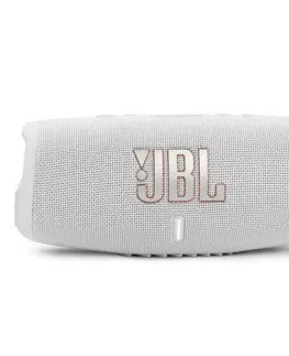 Reprosústavy a reproduktory JBL Charge 5, biely JBLCHARGE5WHT