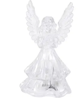 Sošky, figurky - anjeli MAKRO - Anjel svietiaci 6,5x5,5x10,5cm