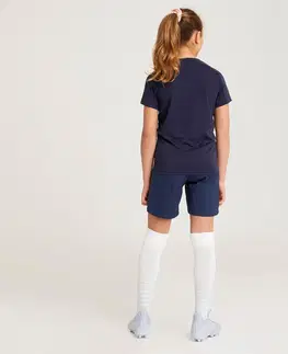 futbal Dievčenské futbalové šortky Viralto modré