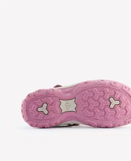 turistické sandále Detské turistické sandále MH500 béžovo-ružové