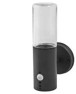 Svietidlá Ledvance Ledvance - Vonkajšie nástenné svietidlo so senzorom FIGO CYLINDER 1xE27/20W/230V 