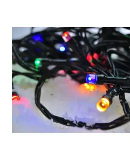 Vianočné dekorácie   1V102-M- LED Vonkajšia vianočná reťaz 200xLED/8 funkcií IP44 25m multicolor 