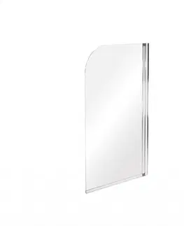 Sprchové dvere HOPA - Vaňová zástena AMBITION 1 - Farba rámu zásteny - Hliník chróm, Rozmer A - 75 cm, Smer zatváranie - Univerzálny Ľavé / Pravé, Výplň - Číre bezpečnostné sklo - 5 mm BCAMB1CC