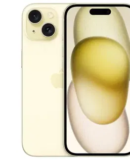 Mobilné telefóny Apple iPhone 15 256GB, žltá MTP83SXA