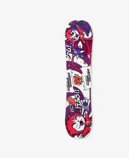 lyžiar Detský snowboard Endzone 105 cm fialový