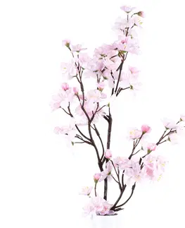 Kvety Umelá kvitnúca čerešňová vetva, 78 cm