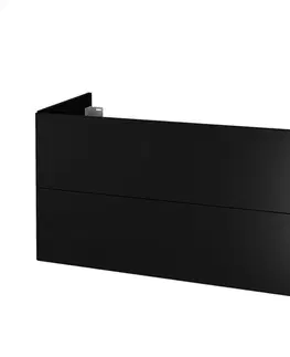 Kúpeľňový nábytok MEREO - Siena, kúpeľňová skrinka 100 cm, čierna mat CN442S