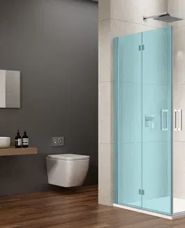 Sprchovacie kúty GELCO - LORO sprchové dvere skladacie pre rohový vstup 800 číre sklo GN4780