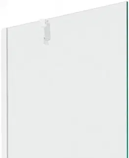 Sprchové dvere MEXEN/S - Next vaňová zástena FIX 70x150 cm, transparent, biela 895-070-000-00-00-20