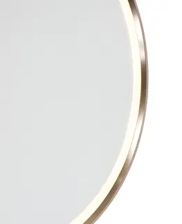 Nastenne lampy Kúpelňové zrkadlo medené 50 cm vrátane LED s dotykovým stmievačom - Miral