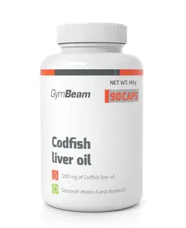 Vitamíny a minerály Codfish Liver Oil - GymBeam 90 kaps.