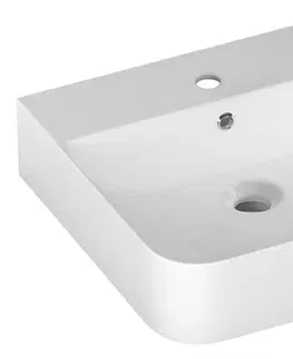 Umývadlá ISVEA ISVEA - SOTT AQUA keramické umyvadlo závesné/na dosku, 51x50cm, biela 10SQ51051