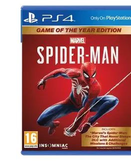 Hry na Playstation 4 Marvel’s Spider-Man CZ (Game of the Year Edition) PS4